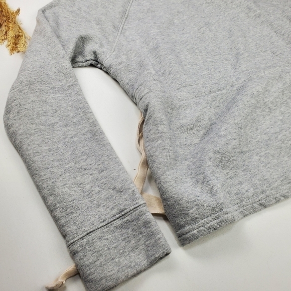 ATHLETA Grey Cinch Waist Modal Blend Sweater Small - Picture 3 of 16